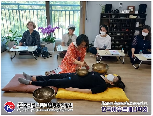 (사)IHBHF/한국아유르베다학회, "싱잉볼 & 만뜨라 & 원석프로그램" 광주 행사 성황리 마감 - 6월 평택 행사에 많은 관심쏠려